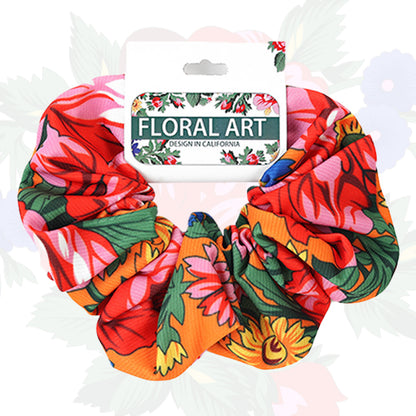 Kokum Floral Scrunchie