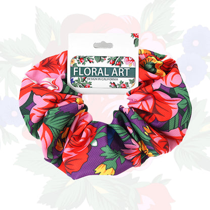 Kokum Floral Scrunchie