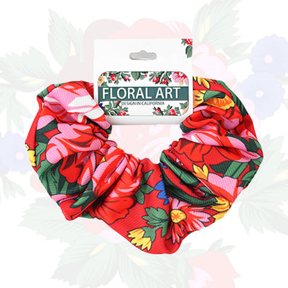 Kokum Floral Scrunchie