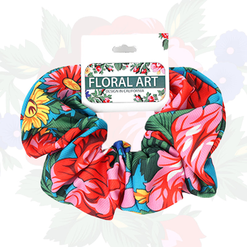 Kokum Floral Scrunchie