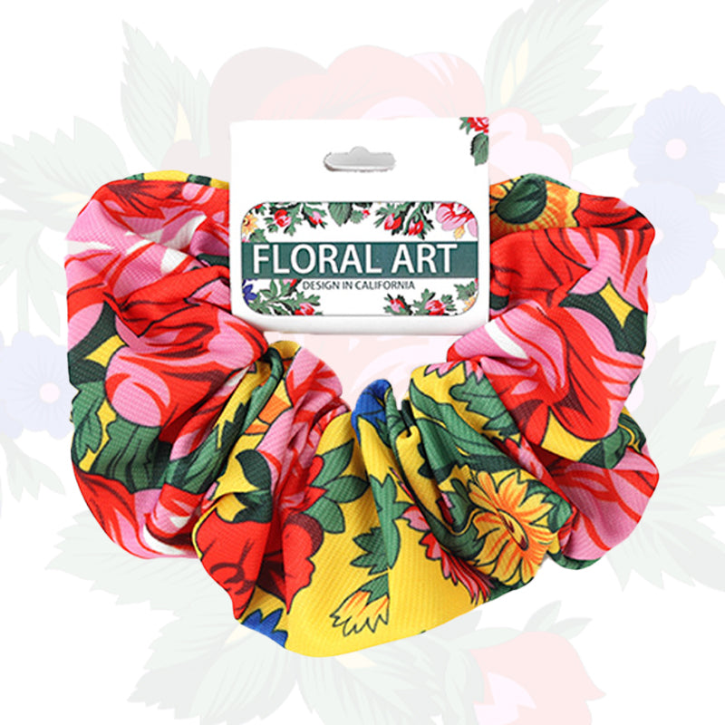 Kokum Floral Scrunchie