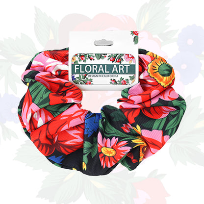 Kokum Floral Scrunchie