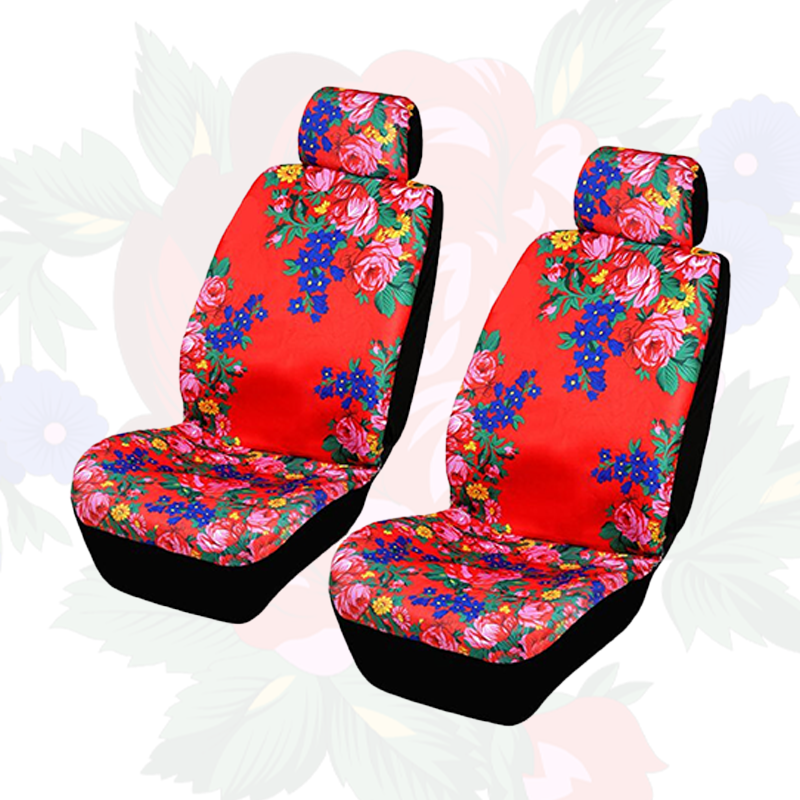 Kokum Floral Seat Cover w/ Head Rest