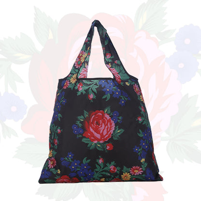 Kokum Floral Art Reusable Shopping Tote Bag