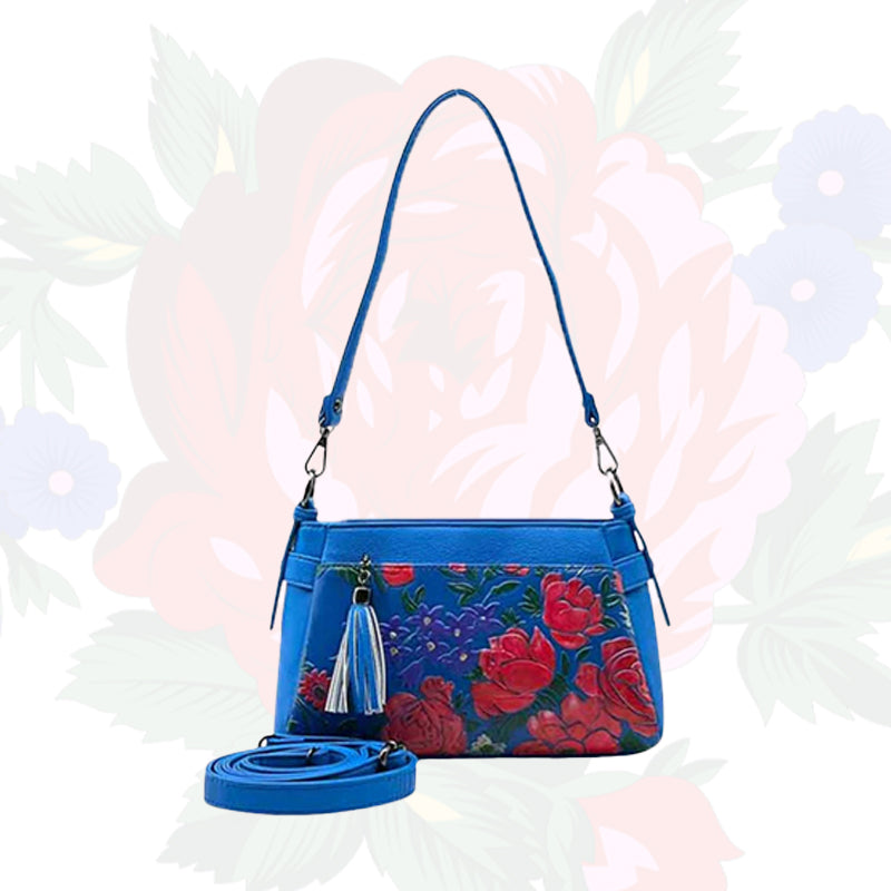 Kokum Floral Art Shoulder Purse