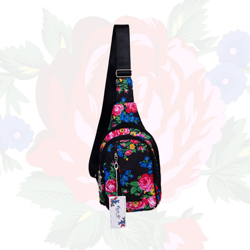 Kokum Floral Art Sling Bag