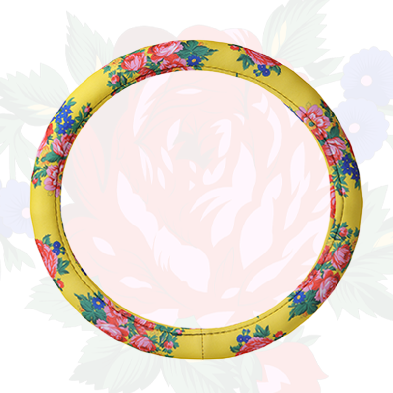 Kokum Floral Steering Wheel Cover