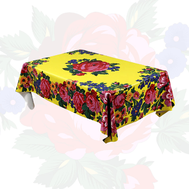 Nappe de Table Art Floral Noir – (MD3061)