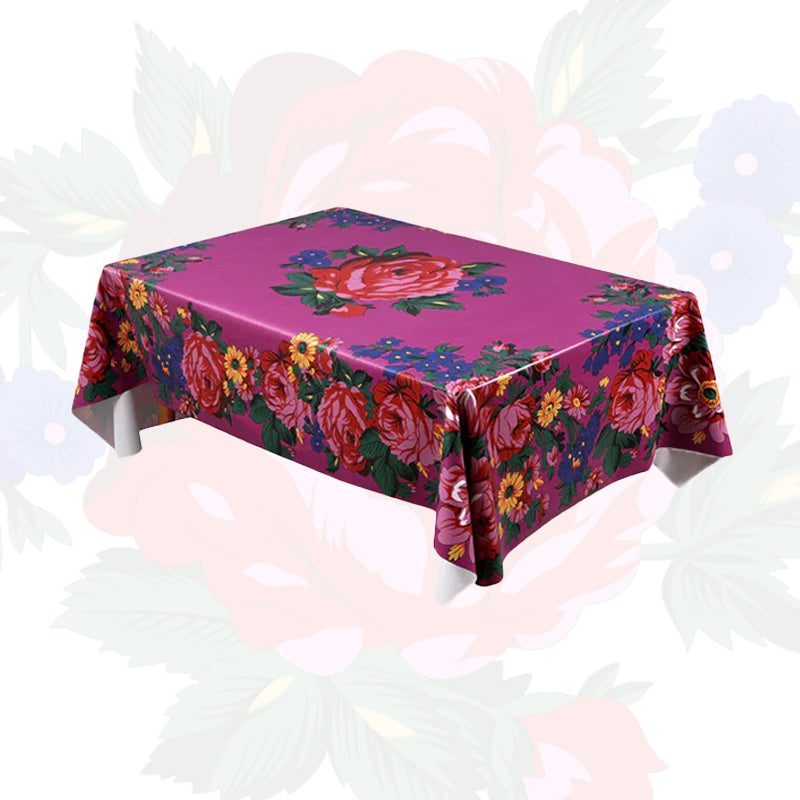 Nappe de Table Art Floral Noir – (MD3061)