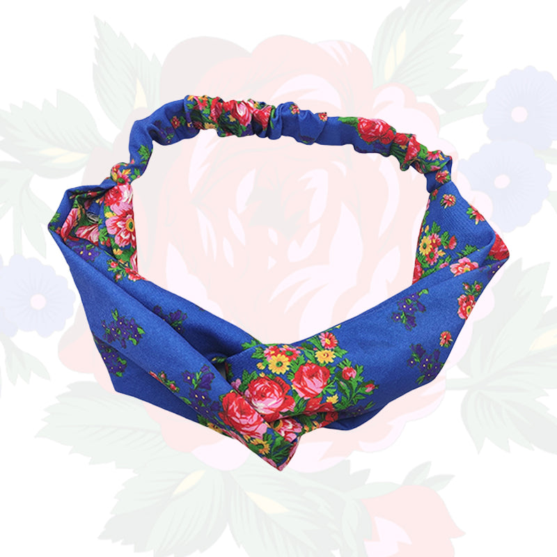 Kokum Floral Art Turban Hair Band