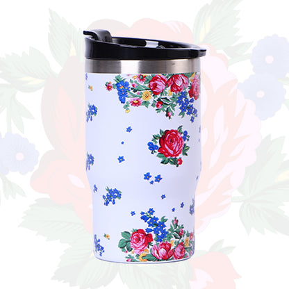 14 Oz Kokum Floral Vacuum Travel Mug