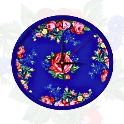 Kokum Floral Art Wall Clock