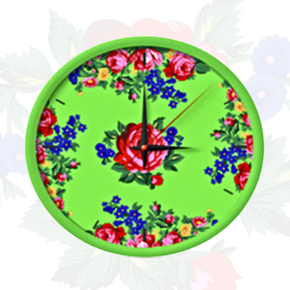 Kokum Floral Art Wall Clock