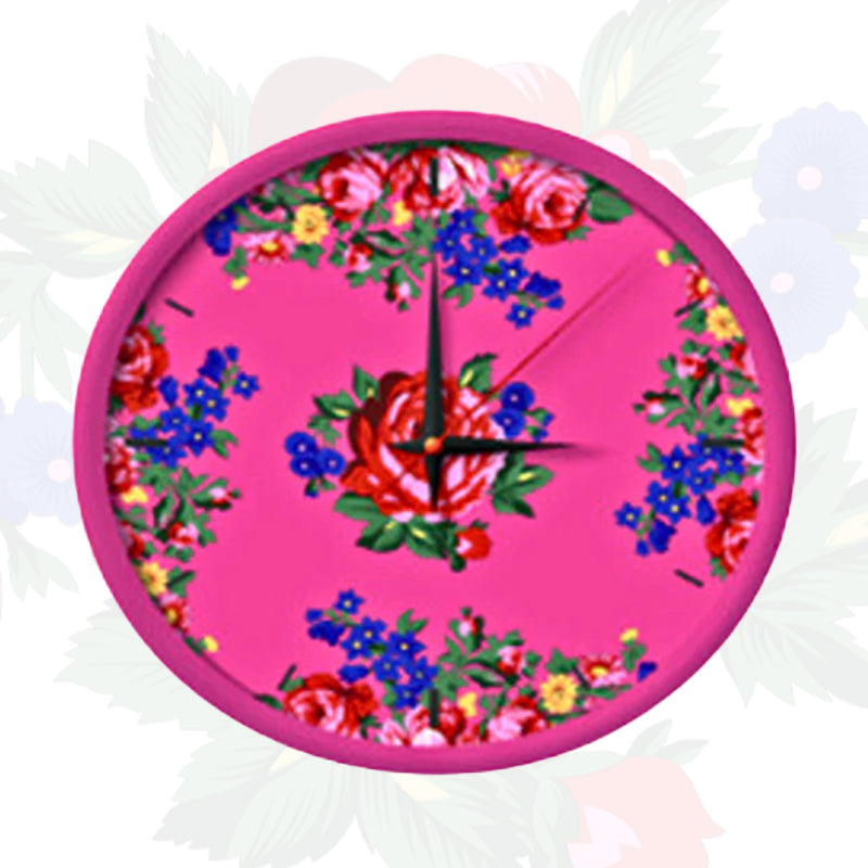 Kokum Floral Art Wall Clock