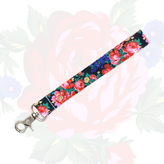 Kokum Floral Wristlet