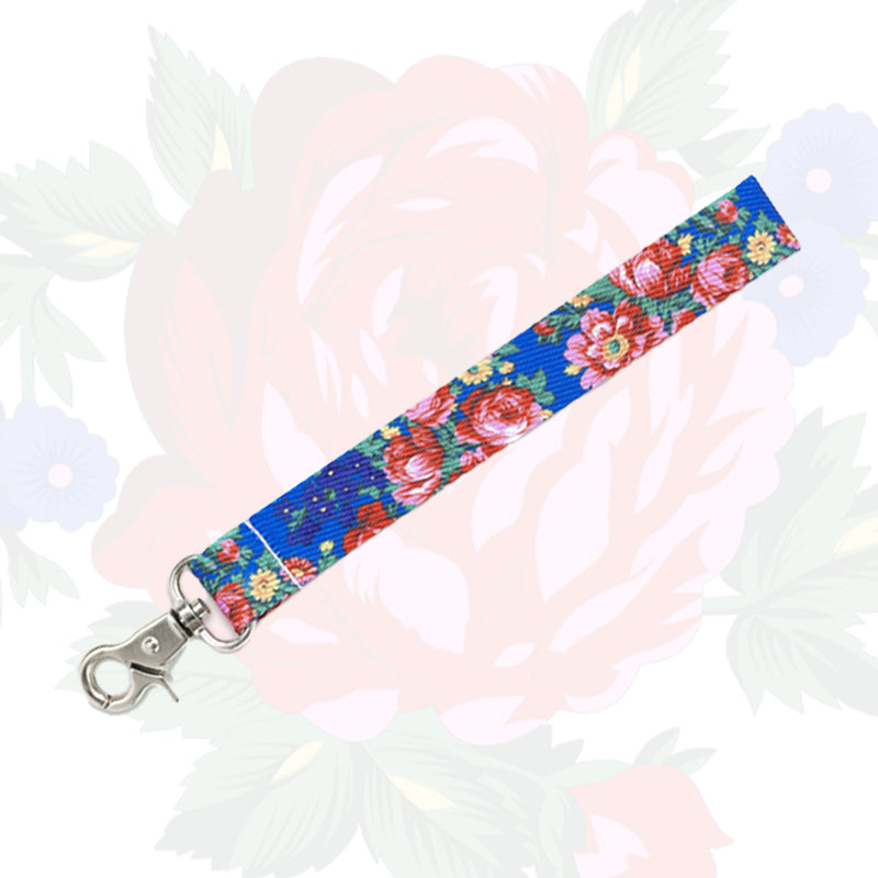 Kokum Floral Wristlet