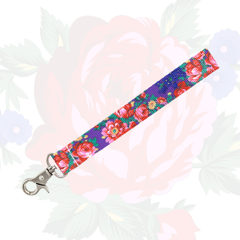 Kokum Floral Wristlet