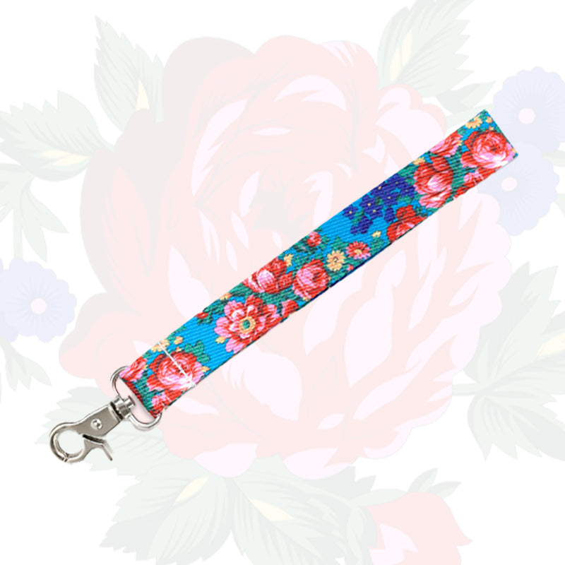 Kokum Floral Wristlet