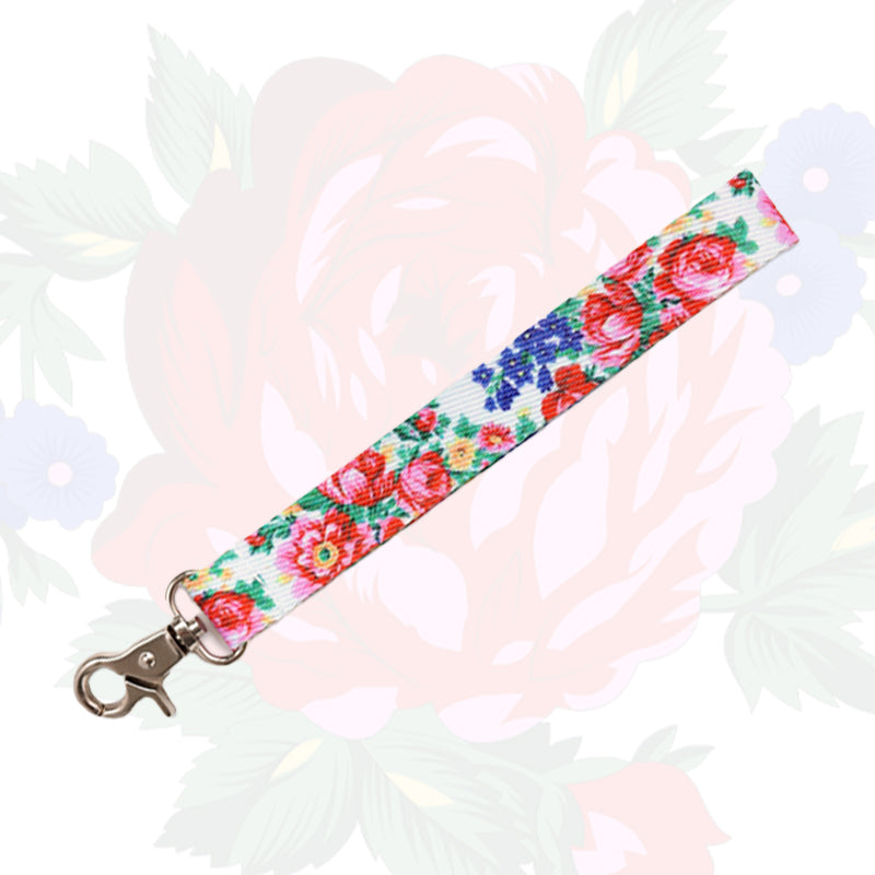 Kokum Floral Wristlet